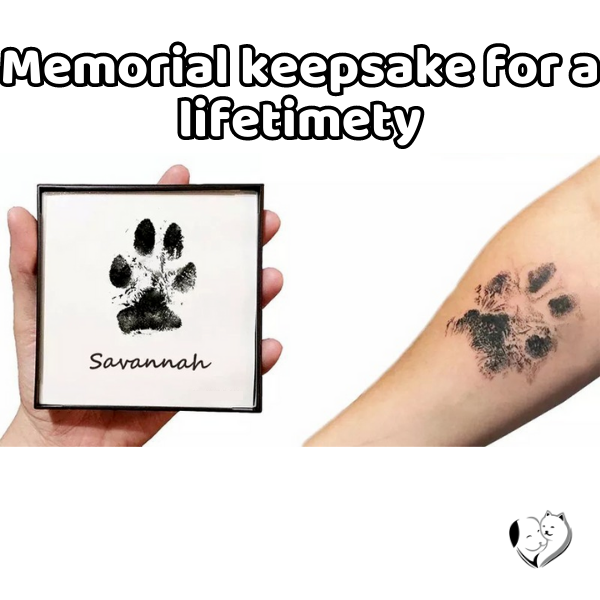 Personalised dog paw print 