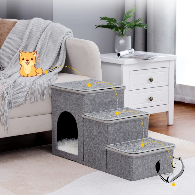 dog stairs, dog ramp for bed, dog steps, dog steps for bed, dog stairs for bed