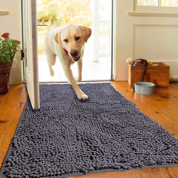 Dog doormat | Dog mat, dog bowl mat, dog food mat