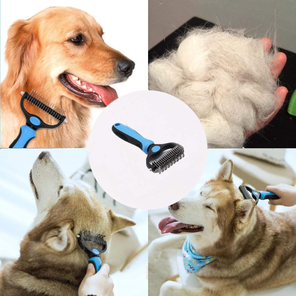 dog grooming tool, dog brush, deshedding brush