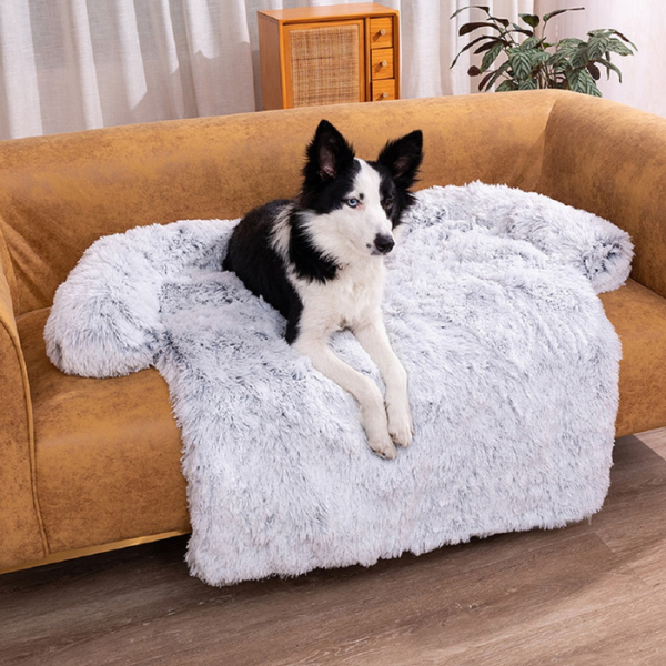 Dog blanket bed | fluffy bed