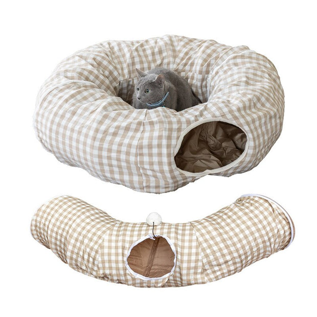 Cat tunnel bed