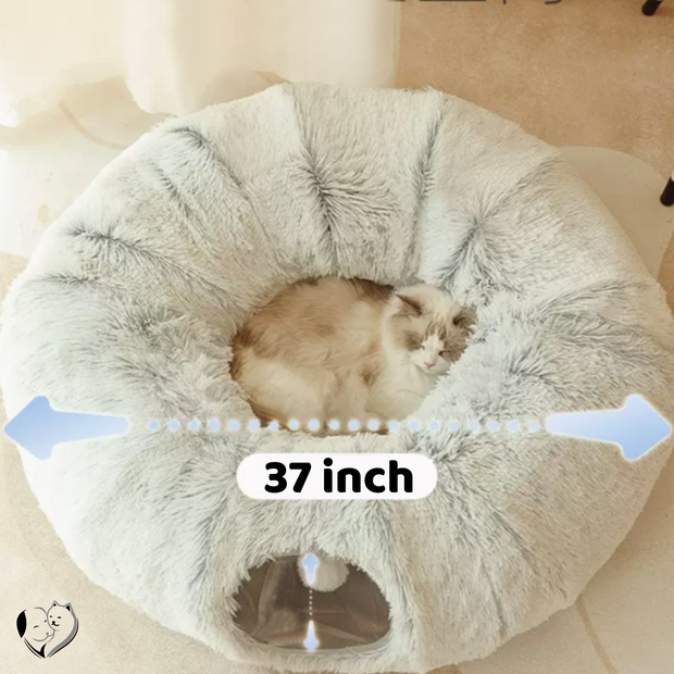 Cat tunnel bed