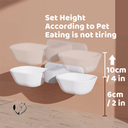 elevated cat bowl, raised cat bowl, cat food bowl raised, raised cat feeding station